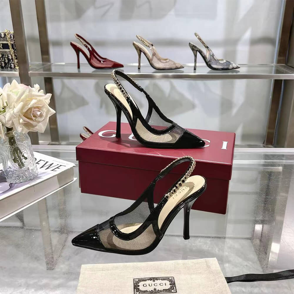 Gucci Signoria slingback pump